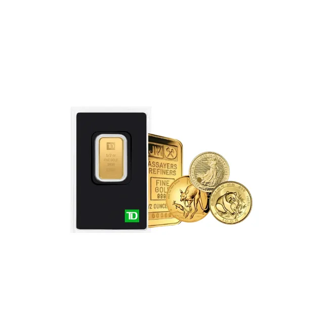 1/2 oz Gold Bar/Coin (Circulated) – Assorted Brands — photo 1
