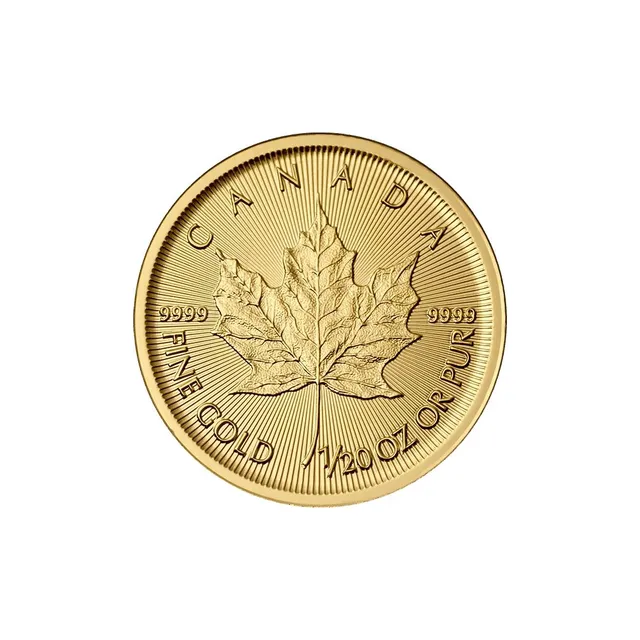 1/20 oz Gold Canadian Maple Leaf Coin — photo 1