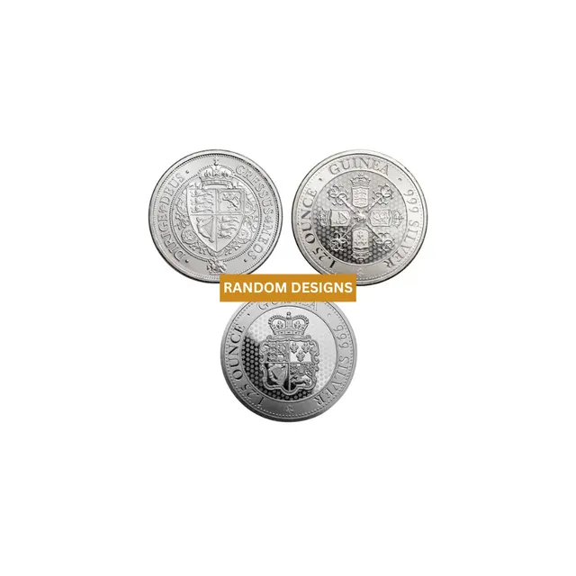 1.25 oz Random Year Saint Helena Sovereign Silver Coin(Random Designs) – Assorted Brands — photo 1