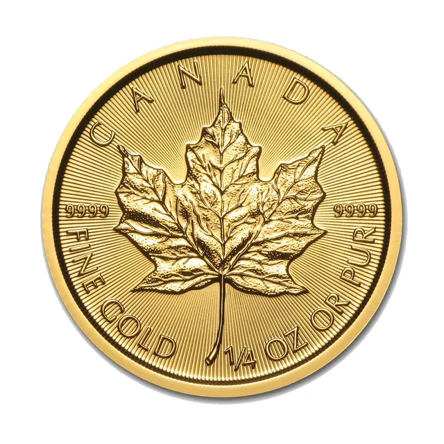 1/4 oz Gold Maple Coin — photo 1