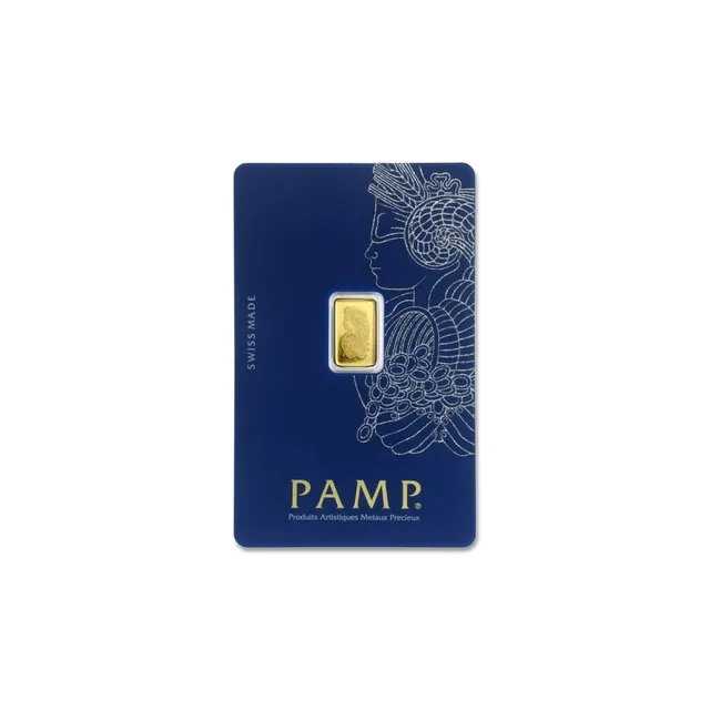 1 Gram Fortuna Gold Bar(Inc. Assay Card) – Pamp Suisse — photo 1