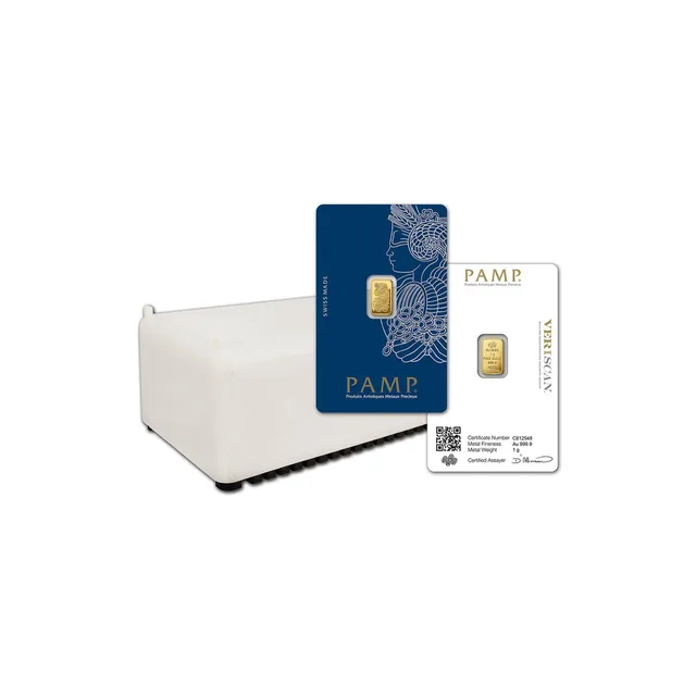 1 Gram Gold Bar Box (25 Pieces) – PAMP Suisse — photo 1