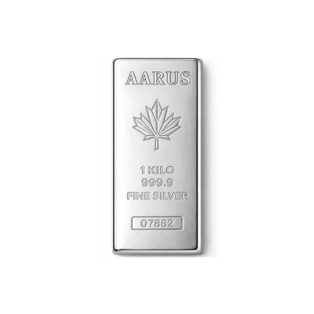 1 Kilo Aarus Silver Bar — photo 1