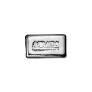 1 Kilo Cast-Poured Silver Bar – APMEX