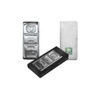 1 kilo Cast Silver Bar (Sealed) (Inc Box) – Germania Mint