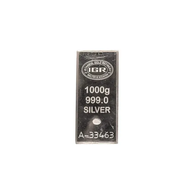 1 Kilo Minted Silver Bar Sealed (Inc. Assay cert.) (Delivery Only) – Istanbul Gold Refinery — photo 1