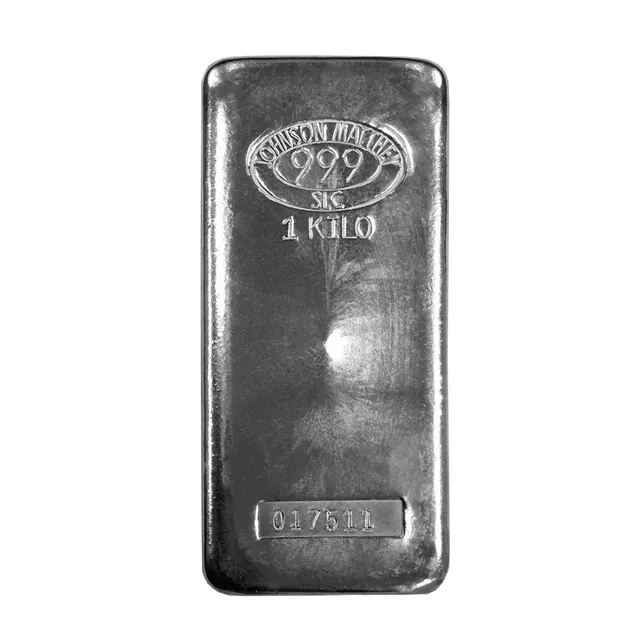 1 Kilo Silver Johnson Matthey Bar Or Similar — photo 1