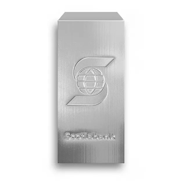 1 Kilo Silver Scotiabank Bar — photo 1