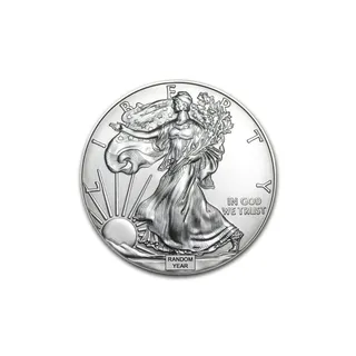 1 Oz American Silver Eagle Coin (Random Year) (Circulated) – U.S Mint