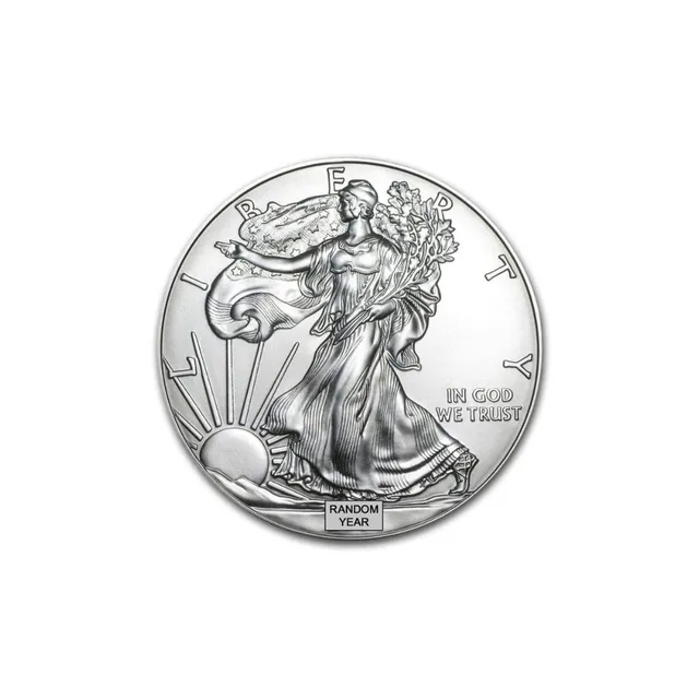 1 Oz American Silver Eagle Coin (Random Year) (Circulated) – U.S Mint — photo 1