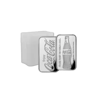 1 oz Coca Cola Pure Silver .999 Bar Tube (20 Pcs)