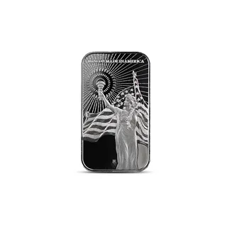 1 oz Columbia Goddess Silver Bar – Asahi Refining
