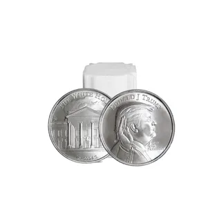 1 Oz Donald J Trump Silver Round Tube (20 Pcs) – Elemetal Mint