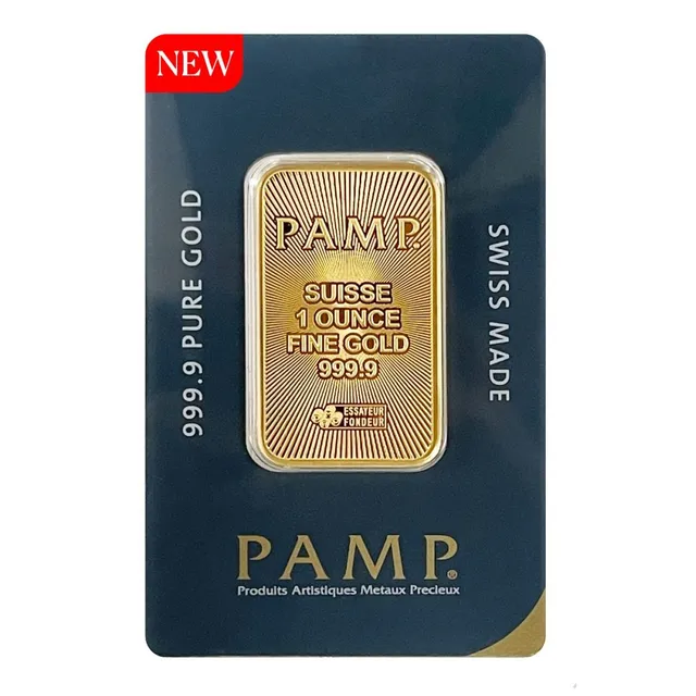 1 Oz Gold Bar (Inc. Assay Card) – Pamp Suisse — photo 1