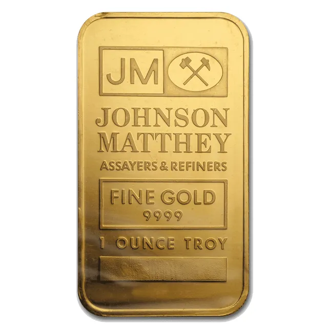 1 oz Gold Johnson Matthey Bar — photo 1
