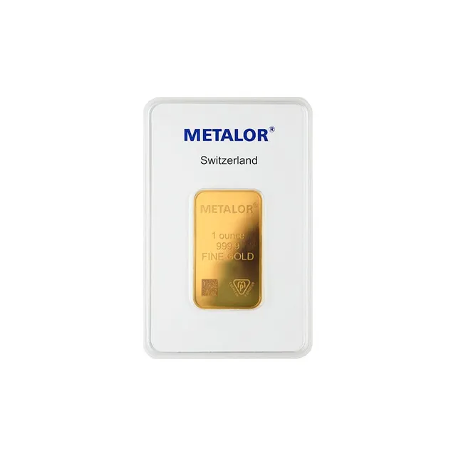 1 oz Gold Metalor Bar — photo 1