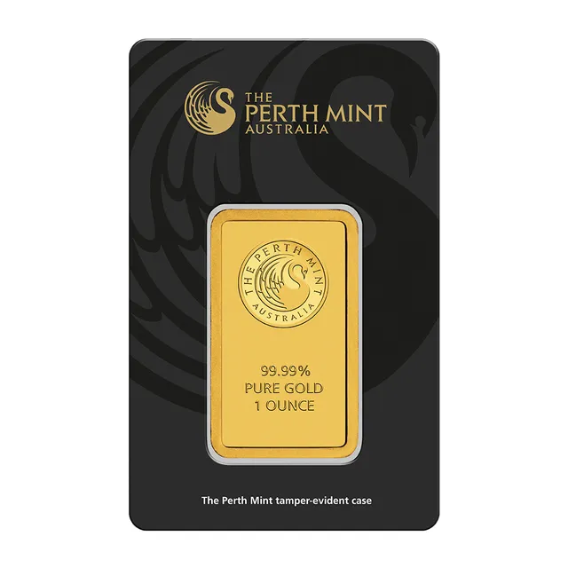 1 oz Gold Perth Mint Bar — photo 1