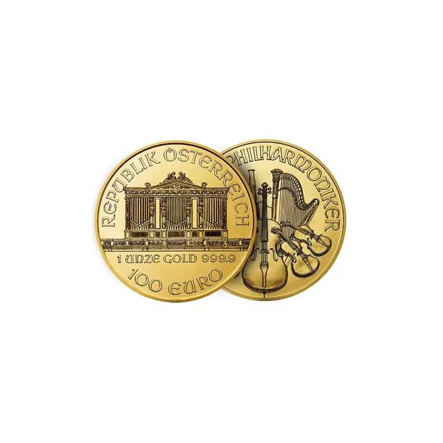 1 Oz Gold Philharmonic Coin (Random Year) (Circulated) – Austrian Mint — photo 1