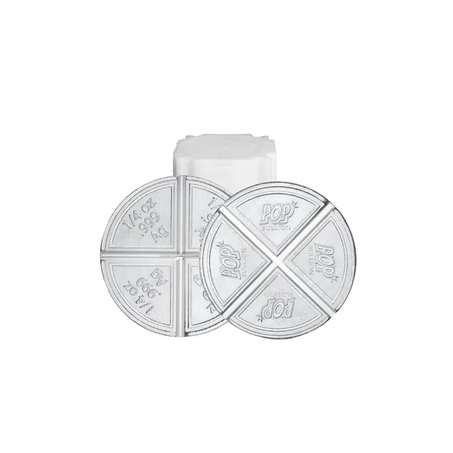 1 oz Pop Silver Round Tube (20 Pcs) — photo 1