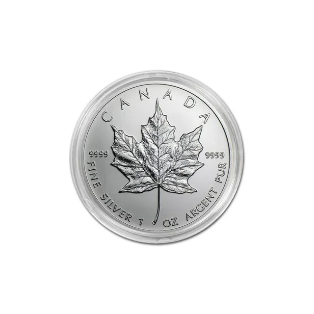 1 oz Random Year Silver Maple (Circulated) (In Capsule) – Royal Canadian Mint — photo 1