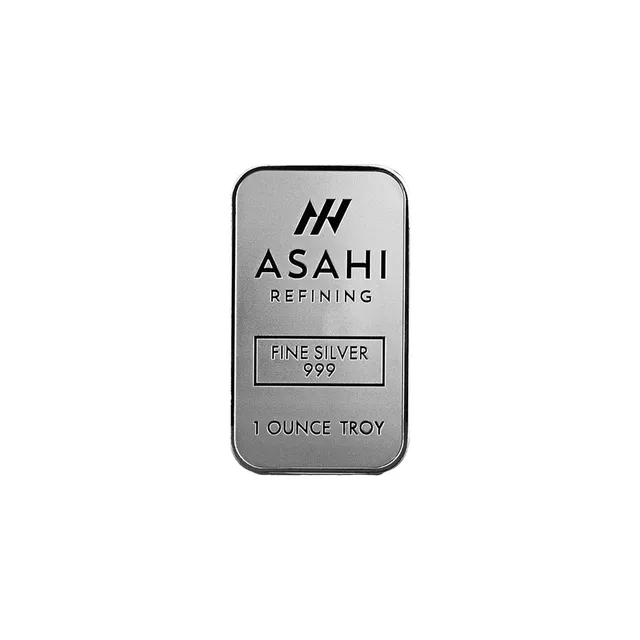1 oz Silver Bar – Asahi Refining — photo 1