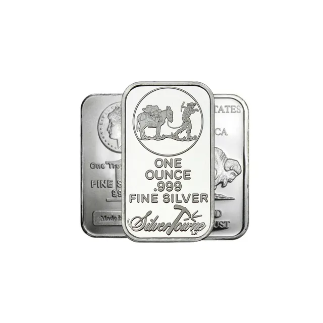1 oz Silver Bar (Random Mint & Design) (Circulated) — photo 1