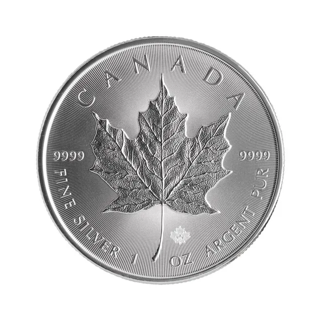 1 Oz Silver Maple Leaf Coin Random Years — photo 1