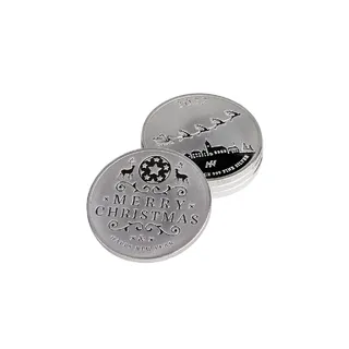 1 Oz Silver Merry Christmas Round – Asahi Refining