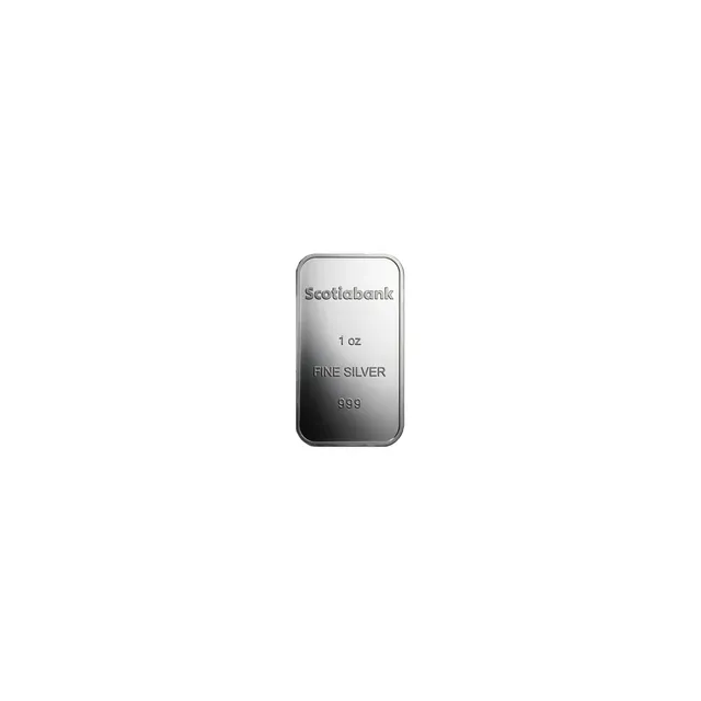 1 Oz Silver Scotiabank Bar — photo 1