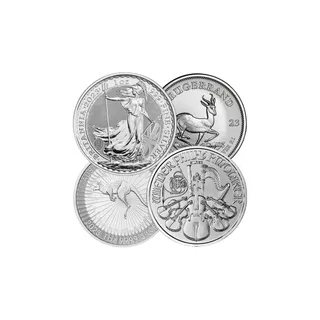 1 Oz Silver Sovereign Coin (Circulated) (Random Year) – Various Mints