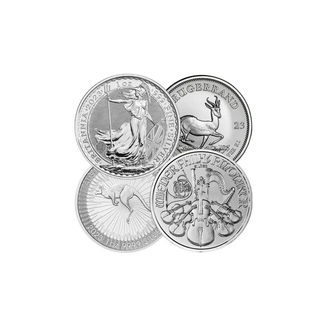 1 Oz Silver Sovereign Coin (Circulated) (Random Year) – Various Mints — photo 1