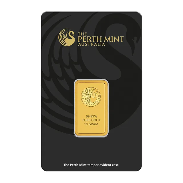 10 Gram Gold Bar (Inc. Assay Card) – Perth Mint — photo 1