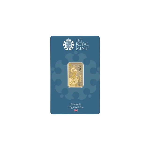 10 Gram Minted Gold Bar Britannia (Inc. Assay Card) – The Royal Mint UK — photo 1
