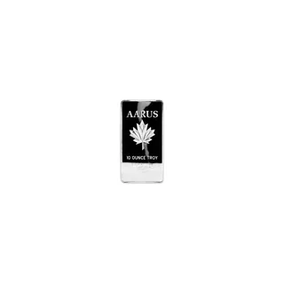 10 oz AARUS Minted Silver Bar (NOT LBMA APPROVED)