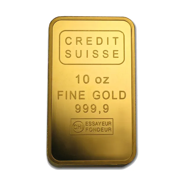 10 oz Gold Credit Suisse Bar — photo 1