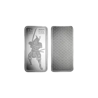 10 oz Samurai Silver Bar (Circulated) – Golden State Mint