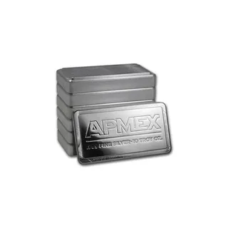 10 Oz Silver Bar (Stacker) – APMEX