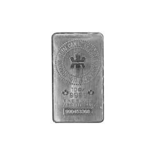 10 oz Silver Bar Unsealed (Circulated) – Royal Canadian Mint