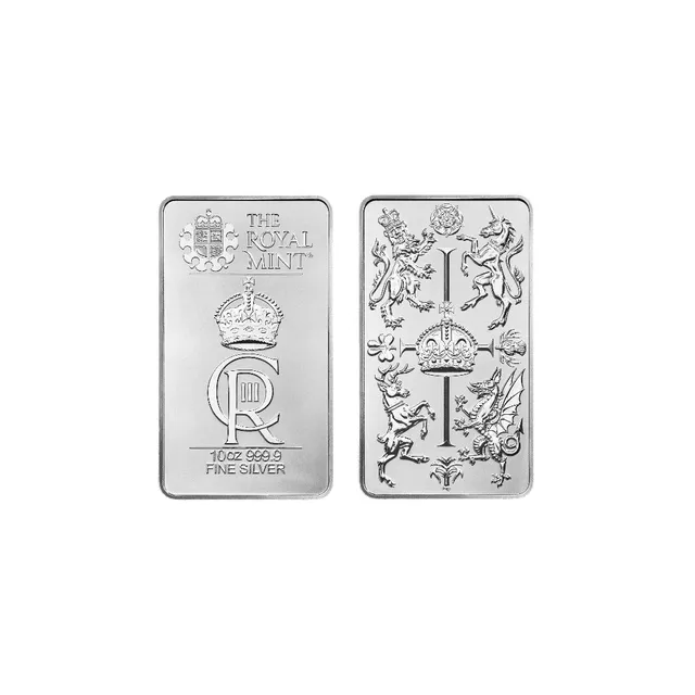 10 oz Silver Celebration Bar (Sealed) – Royal Mint UK — photo 1