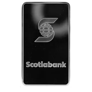10 Oz Silver Scotiabank Bar