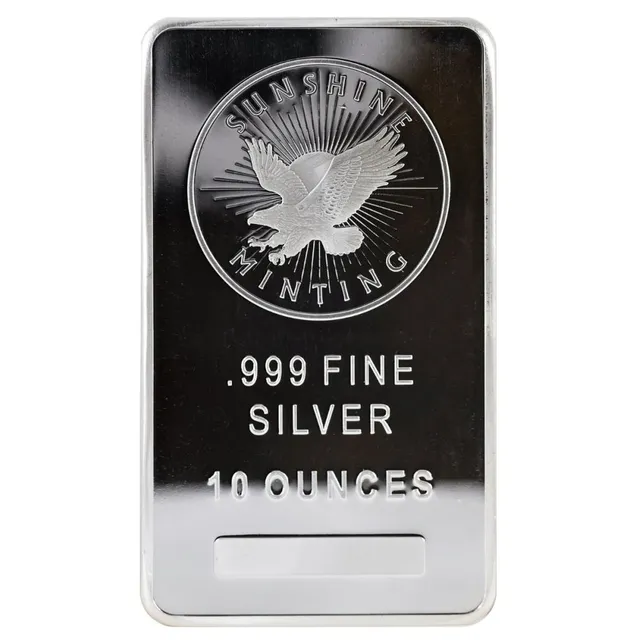 10 Oz Silver Sunshine Minting Bar — photo 1