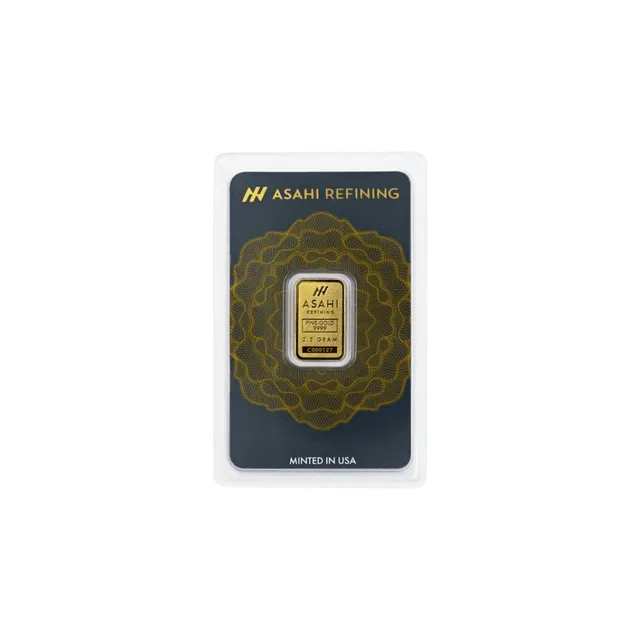 2.5 Gram Gold Bar(Inc. Assay Card) – Asahi Refining — photo 1