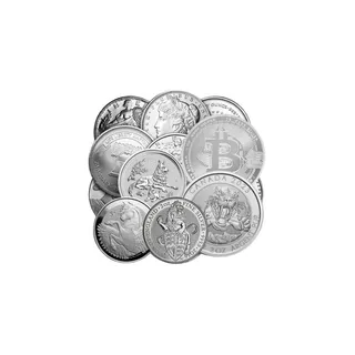 2 oz Silver Round (Random Mint & Design) (Circulated)