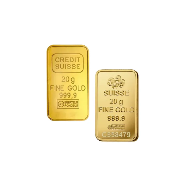 20 Gram Gold Bar (Circulated) (Unsealed) – Various Brands — photo 1