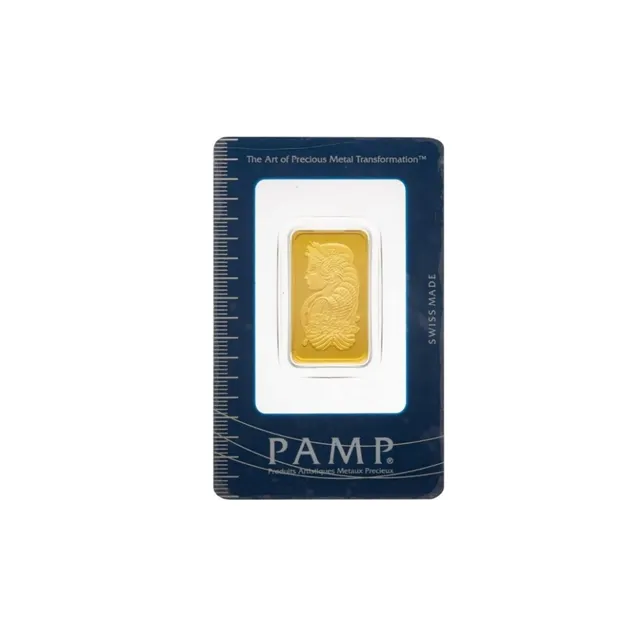 20 Gram Gold Bar (Inc. Assay Card) (Circulated) – PAMP Suisse — photo 1
