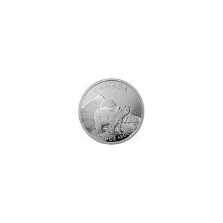 2011 1 Oz Silver Wildlife Series Grizzly Coin – Royal Canadian Mint