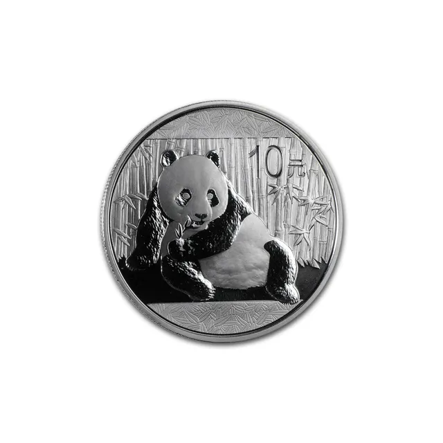 2015 1 Oz Silver Chinese Panda (Inc. Capsule) (Circulated) (Pack of 5) – Chinese Mint — photo 1