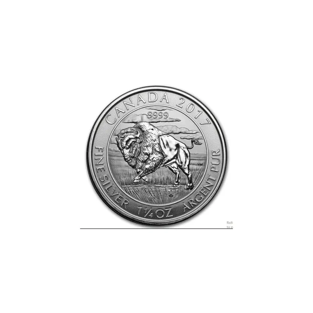 2017 1.25 Oz Silver Canadian Bison Coin – Royal Canadian Mint — photo 1