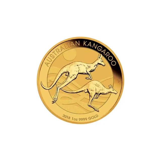 2018 1 oz Australian Gold Kangaroo Coin (Inc Capsule)- Perth Mint — photo 1