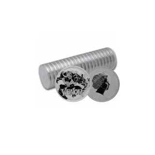 2020 1 Oz Pure Silver Venom Marvel Series Tuvalu Coin Roll (20 Pcs) – Perth Mint